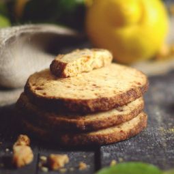 Sablés citron & éclats de caramel 125gr