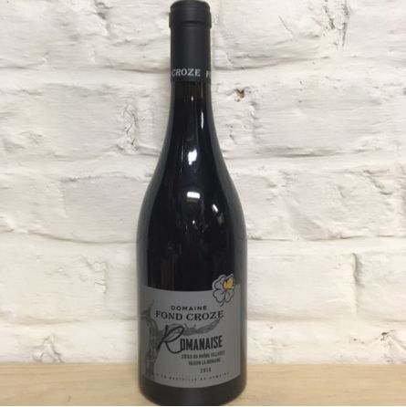 Côte Du Rhône Villages - Domaine Fond Croze "La Romanaise" - 2018 Côte Du Rhône Villages - Domaine Fond Croze "La Romanaise" - 2018