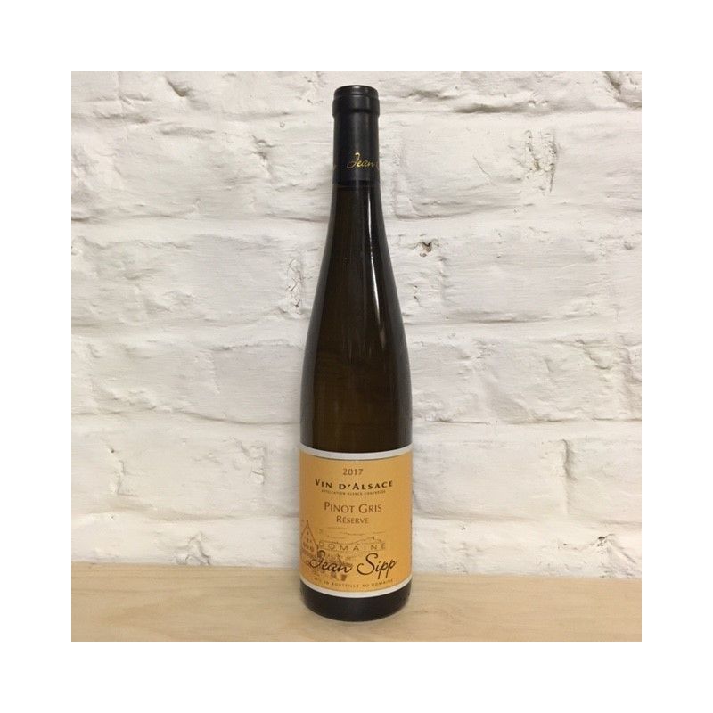 Alsace  - Dom Jean Sipp - Pinot Gris &amp;quot;Réserve&amp;quot; - 2017