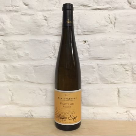 Alsace - Dom Jean Sipp - Pinot Gris "Réserve" - 2017 Alsace - Dom Jean Sipp - Pinot Gris "Réserve" - 2017